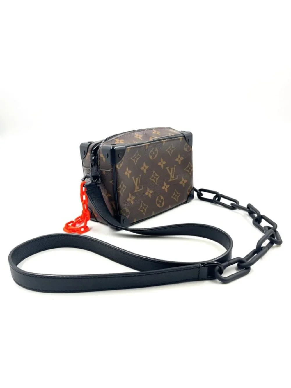 Louis Vuitton Mini Soft Trunk Monogram Eclipse Leather Brown Black